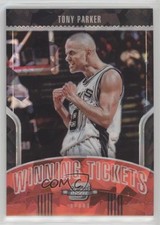 2018 Contenders Optic Winning Tickets Red Cracked Ice Prizm Tony Parker HOF s3g