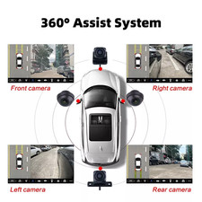 NEW 360 Panoramic Camera Car Bird View System 4-Camera For Android Radio Player