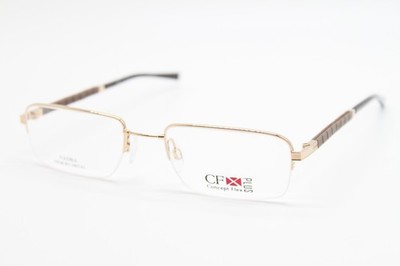 NEW CONCEPT FLEX CHARMANT CX11409 COLOR-GP GOLD AUTHENTIC EYEGLASSES 53-20