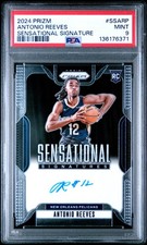 2024 PANINI PRIZM SENSATIONAL SIGNATURES #SSARP ANTONIO REEVES PSA 9