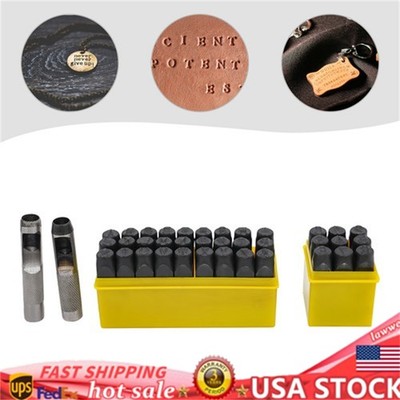 Letter & Number Steel Punch Stamp Set 36 Piece Stamping Set 0.5in 12.5mm
