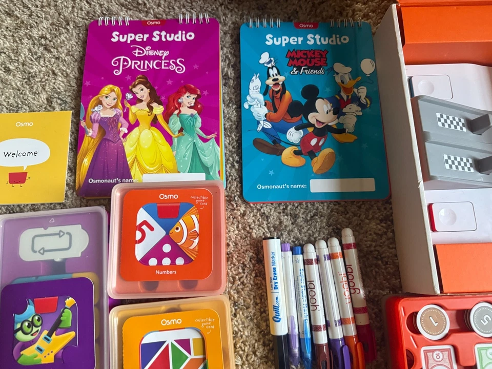 Osmo Large Lot - Pizza - Disney Super Studio Hot Wheels Mind Racers - 2 Bases - Image 4 of 4