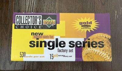 1995 Upper Deck Collector's Choice BASEBALL Factory Set 15 GOLD INSERTS! 