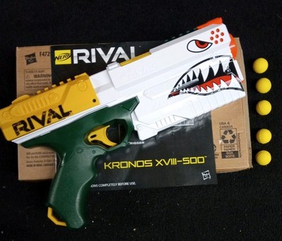NERF Rival Kronos XVIII-500 Blaster Spring Action Hasbro F4729 AMAZON EXCLUSIVE!