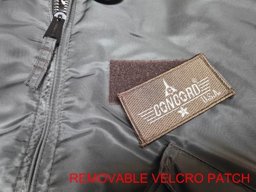 Boots & Braces England Flight Bomber CWU Jacket Olive Bomber Jacket Skull XL Only - Picture 5 of 8