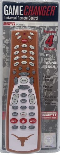Texas Longhorns Universal Remote Control by One for All-NIP - Picture 1 of 2