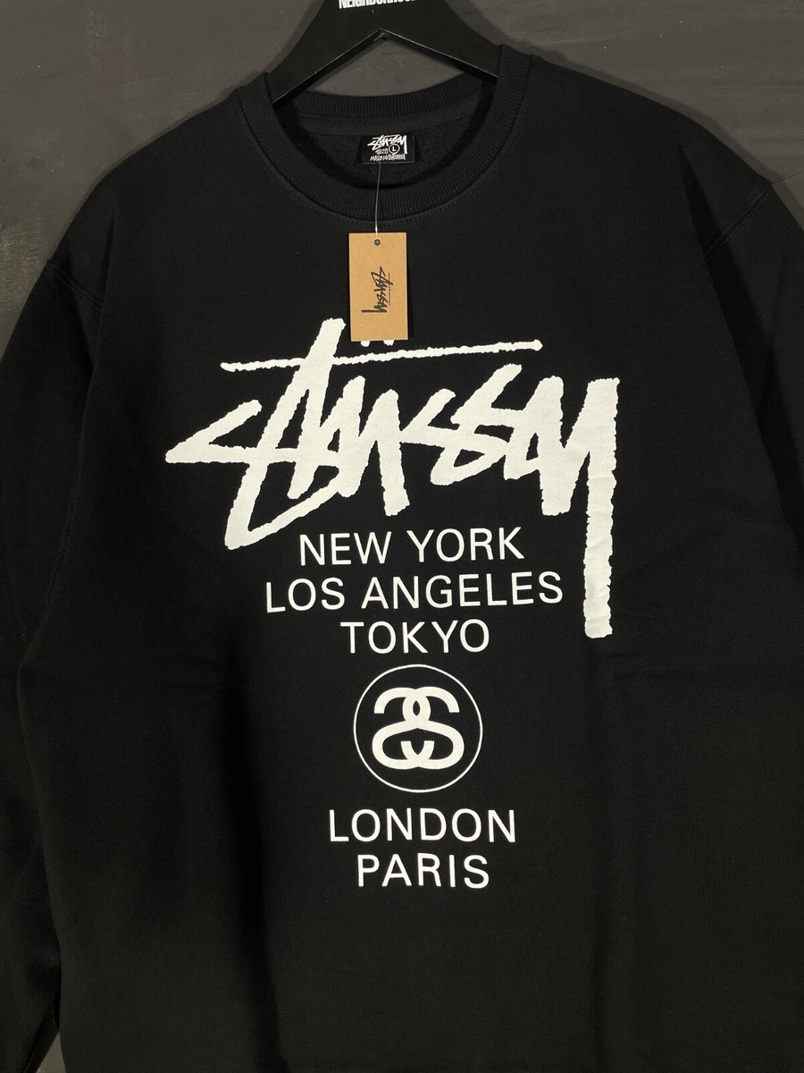 Stussy World Tour Crewneck - Large Original | eBay Stussy World Tour Crewneck - Large Original | eBay