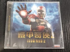 Marvel movie Iron Man2       2 VCD Robert Downey Jr. new sealed Hong Kong version