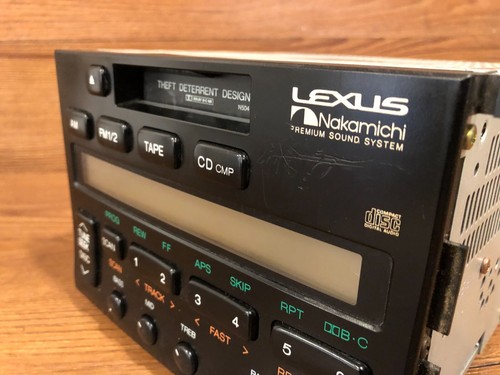 1992-1998 LEXUS SC400 SC300 PREMIUM STEREO CASSETTE TAPE PLAYER RADIO OEM - Picture 9 of 13