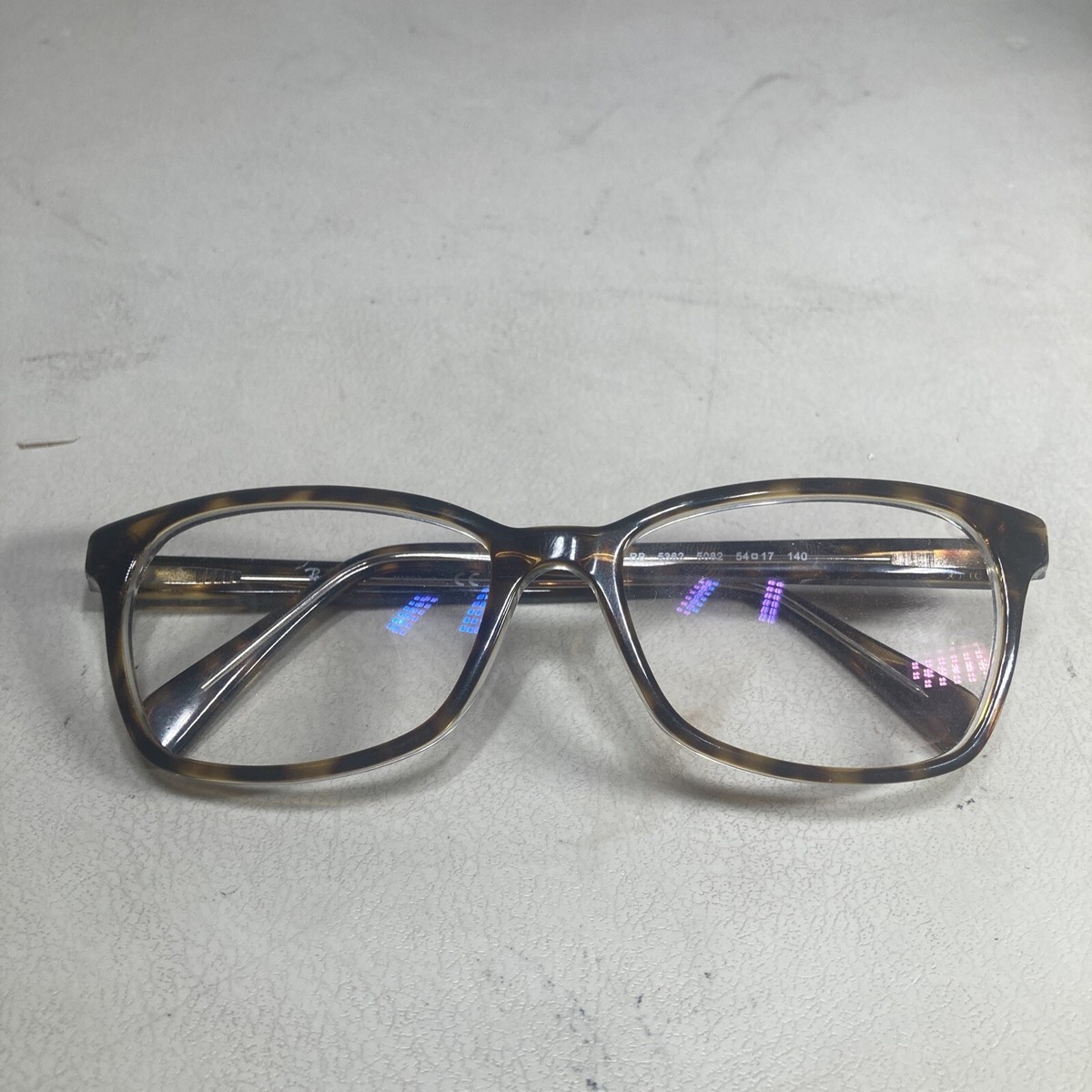 RAY-BAN RB5362 5082 Brown Havana Crystal Tortoise Eyeglass  display picture 2