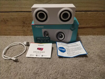 Polaroid Wireless Speaker Bluetooth PBT558 Pink speaker Free