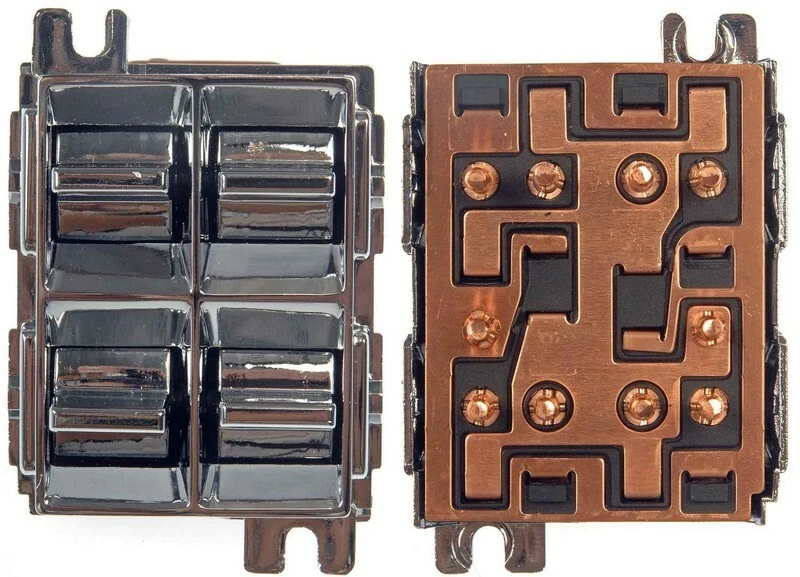 Interruptor de ventana de puerta delantero izquierdo para Cadillac Seville Dorman 1982-1986 737DF13 Foto 2 de 3