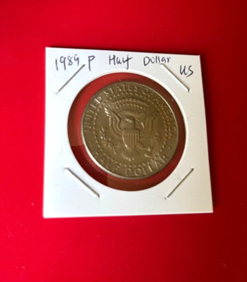 1989 P KENNEDY HALB DOLLAR - SCHÖNE US MÜNZE !!!