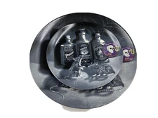 Harvest Green Studio Porcelain Poison Bottles 7in & 10in Plate Set AA02B28005