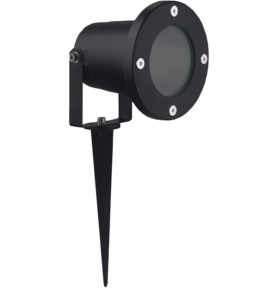 FARETTO PICCHETTO ORIENTABILE DA GIARDINO LAMPADINE GU10 IP65 IMPERMEABILE  - Immagine 3 di 4