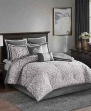 Madison Park Odette Jacquard 8-Pc. Comforter Set, California King, NWT