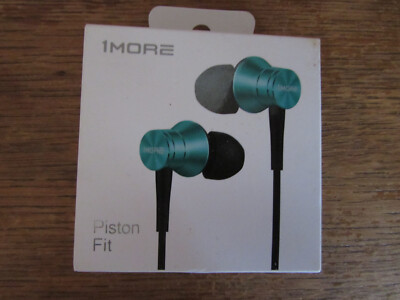 1MORE Earphones Earbuds Piston Fit E1009 Apple iOS Android Compatible Blue NEW