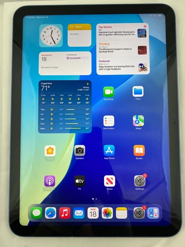 Apple iPad (10th Generation) A2757 64 GB, Wi-Fi + 5G, 10.9 in - Blue