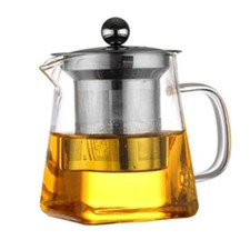 350/550/750/950ml Heat Resistant Clear Glass Teapot Coffee Tea Leaf Herbal Pot