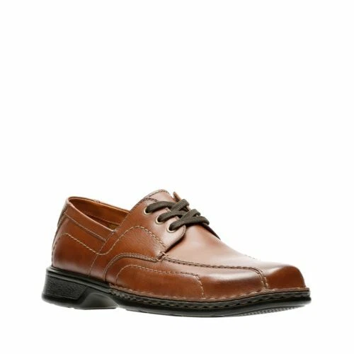 Clarks mens brown casual shoes Clearance
