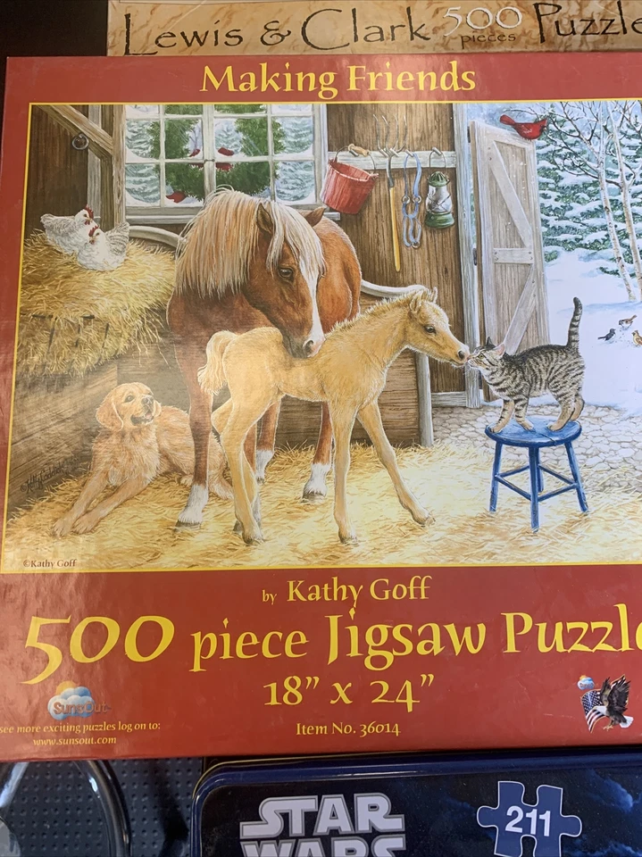 Lote de 6 Puzzles Springbok Ravensburger 2000 Star Wars Más. Foto 4 de 4