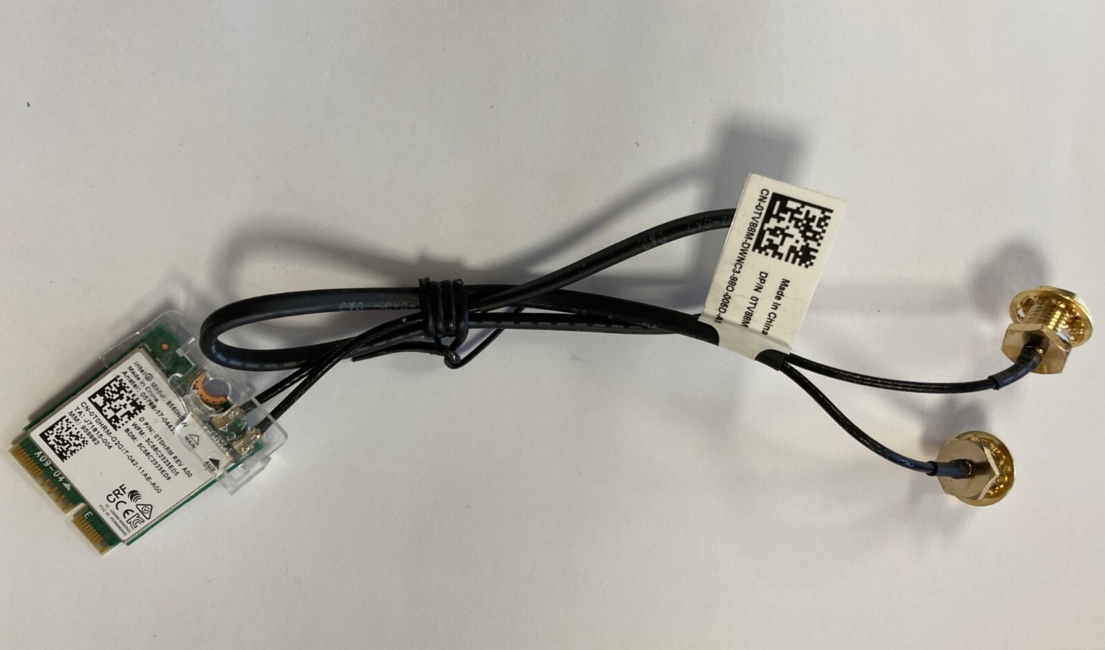 Scheda E Cavo Antenna WiFi Per Dell Optiplex 3080 5080 7080 7090 MFF - Nuovo - Foto 4