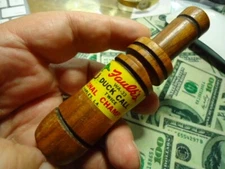 Nice Vintage Faulk's WA-33 Wood Twin International Champ Duck Call
