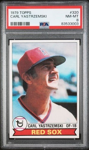 1979 Topps Carl Yastrzemski Yaz Vintage Baseball Card #320 Red Sox - PSA 8 NM-MT