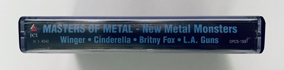 Masters Of Metal New Metal Monsters Cassette Tape TESTED Winger Cinderella Britn Foto 3 de 3