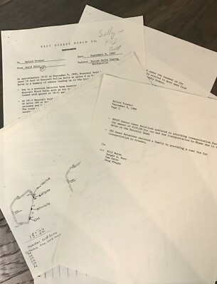 Vintage Disney Monorail Downtime Report 1990 -  15 page story 