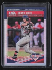 2018 Panini USA Stars & Stripes Grant Koch #9 Stars Holo Foil /10 