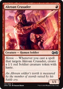 Akroan Crusader x4 - Ultimate Masters - NM-Mint, English - Ultimate Masters