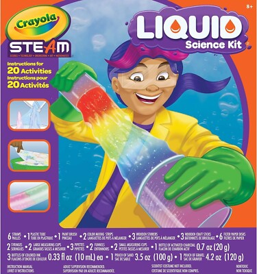 Crayola Liquid Science Kit for Kids, Water Experiments, Educational Toy