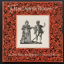 Renaissance Dances and Chansons The Towne Waytes LP with Booklet Private Label