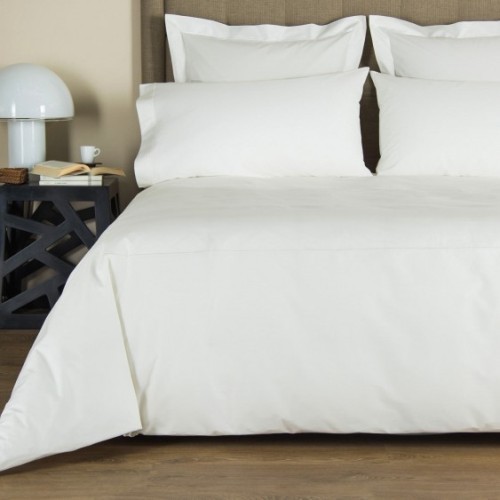 Frette Hotel Italian Luxury Queen One Bourdon Duvet Cover Ivory