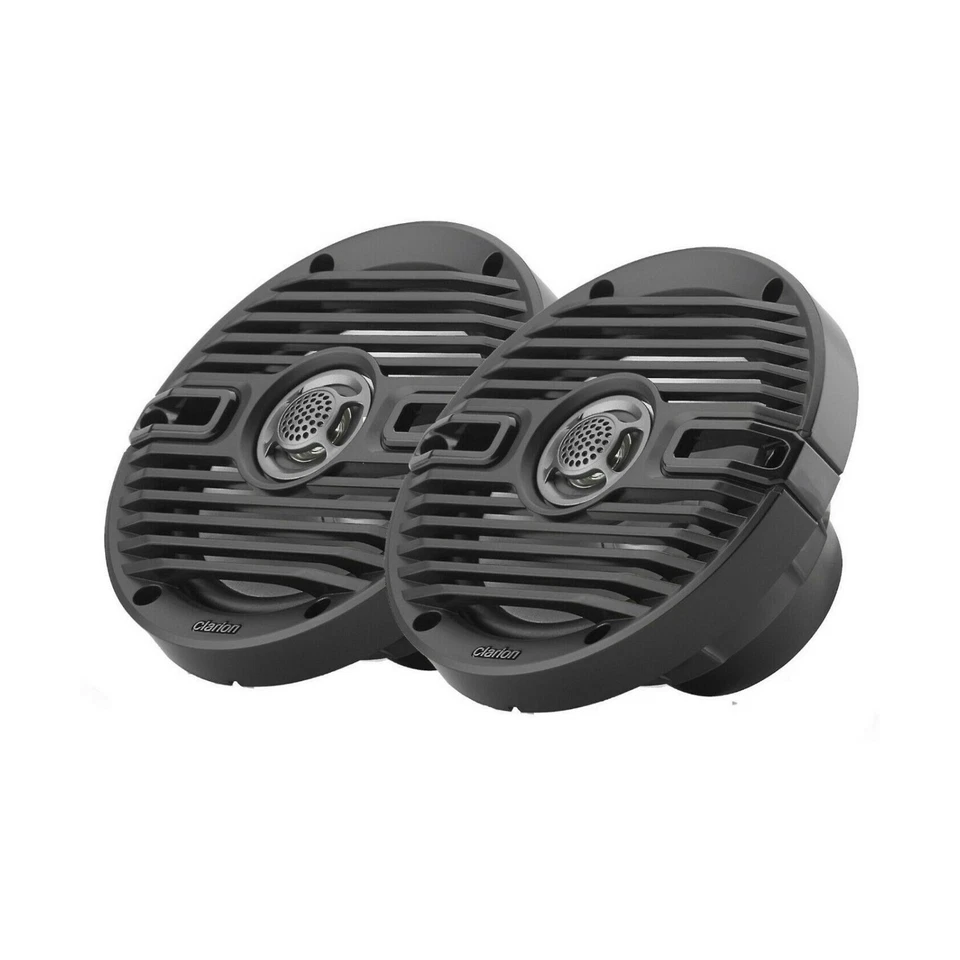 Clarion Altoparlanti Coassiale Marine 6.5" 30w RMS Griglie Classic Bianco e Nero - Immagine 3 di 4