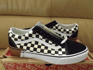 vans old skool gum block checkerboard