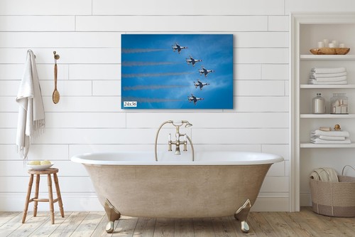F-16 Airforce Thunderbirds Wall Art – US Military Aviation Decor for Home/Office - Picture 14 of 18