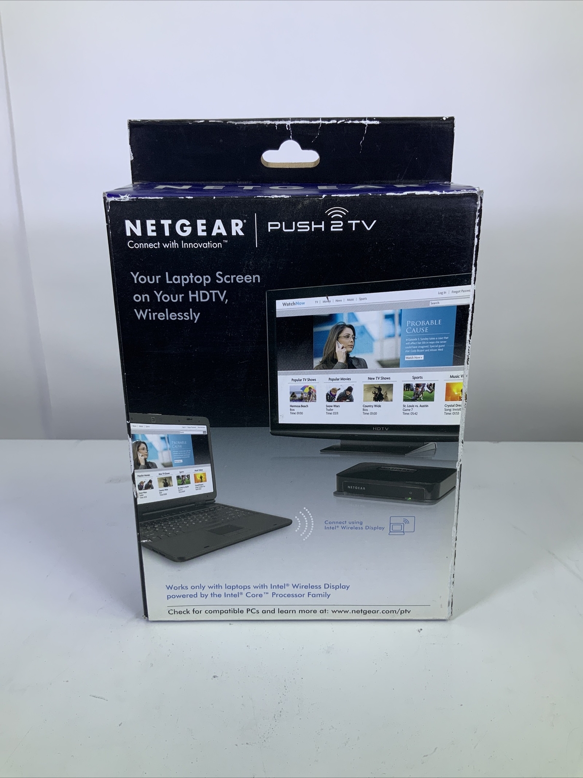 Netgear PTV1000 TV Adapter for Intel Wireless Display Laptop to HDTV ...