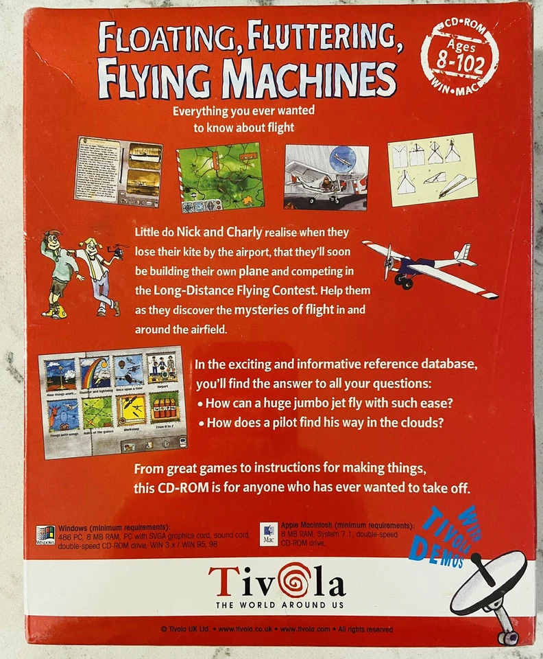 Floating, Fluttering Flying Machines BY TIVOLA CD-ROM - Image 2 of 4