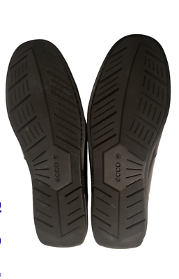 ECCO Black Leather Classic Moc 2.0 Driving Loafers Shoes  display picture 1