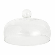 Bia Glass Cloche in Clear - Single Piece Construction - 170 x 260 mm
