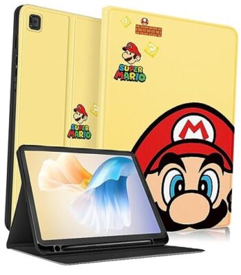 for Galaxy Tab S6 Lite Case 10.4 Inch 2024/2020/2022 for Boys Kids Yellow Maro
