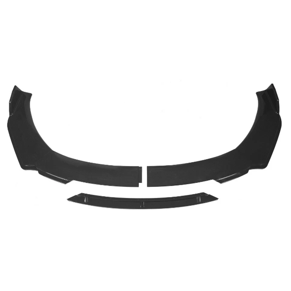 Front Bumper Lip Spoiler Splitter Glossy Black Strut Rod For Audi Q5 2009-202 Foto 3 de 4