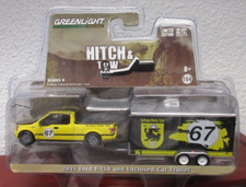 Greenlight Collectibles Hitch  Tow 2015 FORD F-150 TERLINGUA RACING CAR HAULER