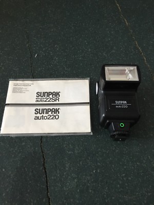 Sunpak auto 22SR 22 SR Blitzgerät mit Bedienungsanleitung