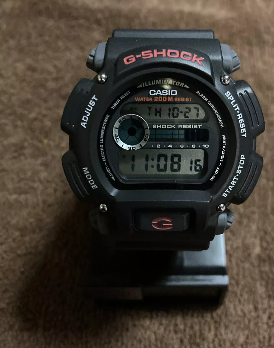Casio G SHOCK DW 9052 3232 Men s Black Military Illuminator Sport Watch New