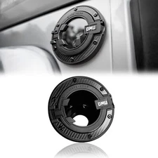 OMU Aluminum Transparent Glass Gas Fuel Tank Cover Fr Jeep Wrangler JL 2018-2025
