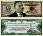 Martin Luther King - Million Dollar US Ticket! I Have A Dream Nobel Peace Prize
