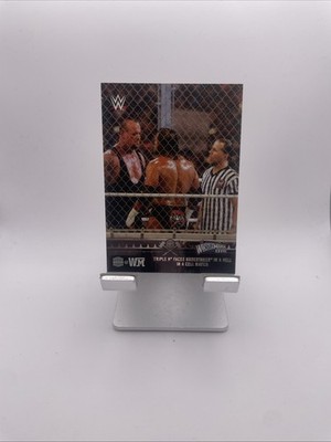 Triple H faces Undertaker Hell in Cell | 2015 Topps WWE Road to Wrestlemania #9